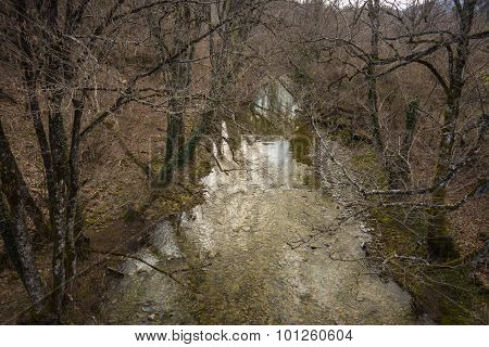 Early Spring Landscape In Zagorohoria, Greece