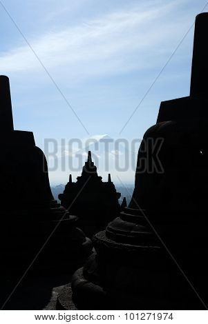 layered temples