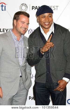 LOS ANGELES - SEP 11:  Chris O'Donnell, LL Cool J at the PaleyFest 2015 Fall TV Preview - NCIS: Los Angeles at the Paley Center For Media on September 11, 2015 in Beverly Hills, CA