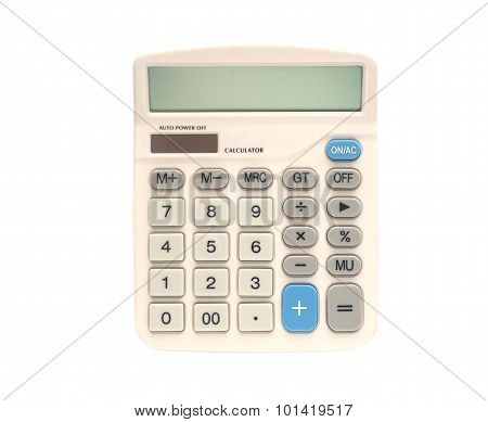 Realistic Electronic Calculater Isolated