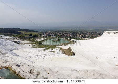 Pamukkale, Turkey. Travertine.