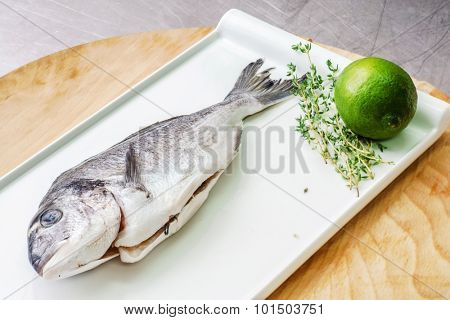 dorado with lime