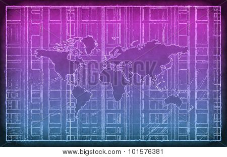 Data Network on a Corporate System as Art