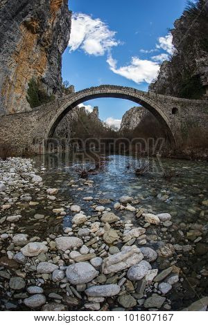 Kokoris Stone Bridge, Zagorohoria, Greece