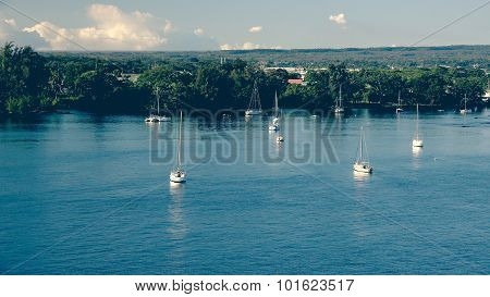 Cruising Into Hilo On The Big Island Of Hawaii