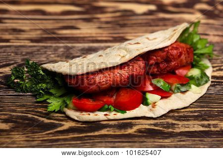 Tikka Masala Naan Sandwich
