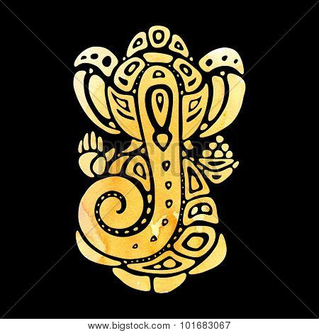 Ganapati. Hindu God Ganesha.