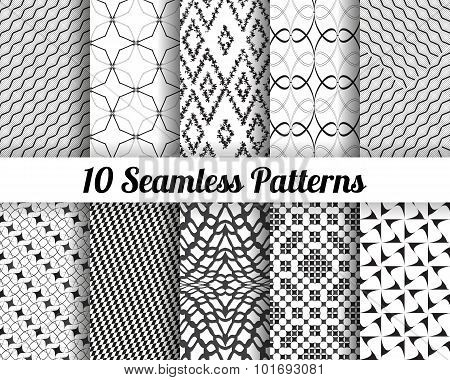 Set of 10 Abstract patterns