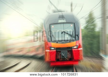 Modern High-speed Train.