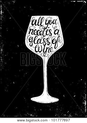 Hand Drawn Typography Poster.