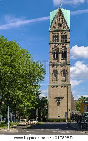 Tower Of Rochuskirche, Dusseldorf, Germany
