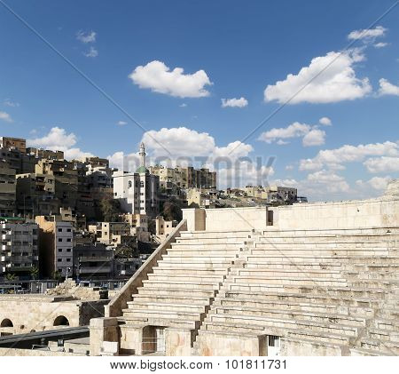 Roman Theatre in Amman Jordan