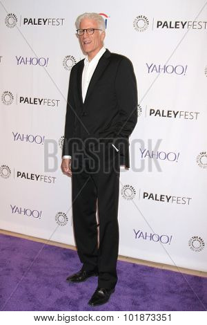 LOS ANGELES - SEP 16:  Ted Danson at the PaleyFest 2015 Fall TV Preview - 