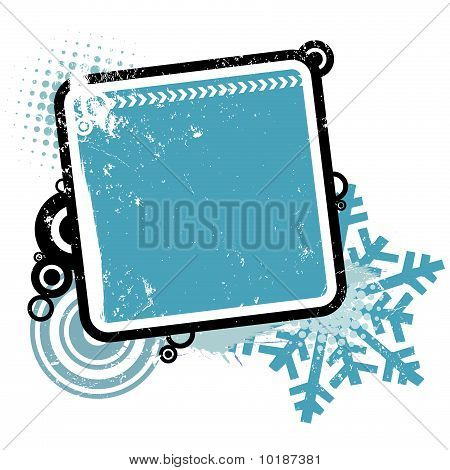 cadre concept hiver