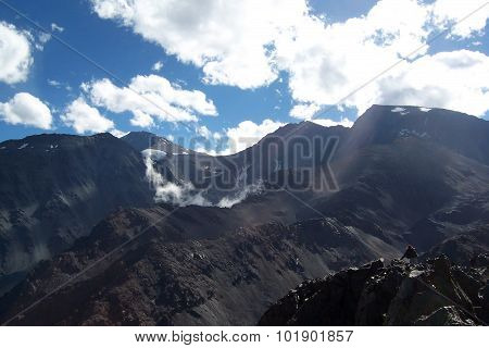 Staring at the mountains