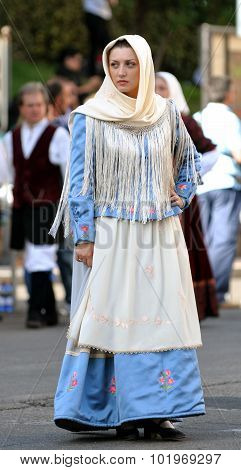 Traditional Costumes Of Sardinia.