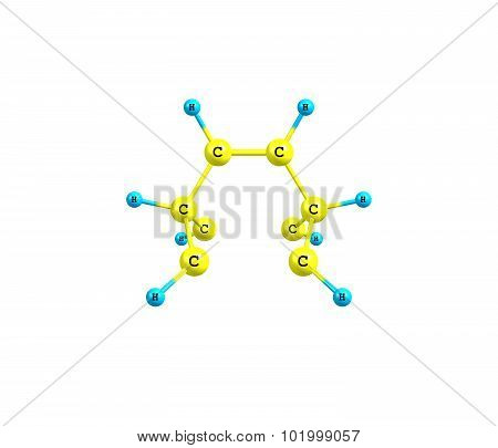 Barrelene is a bicyclic organic compound with chemical formula C8H8 with unusual geometry