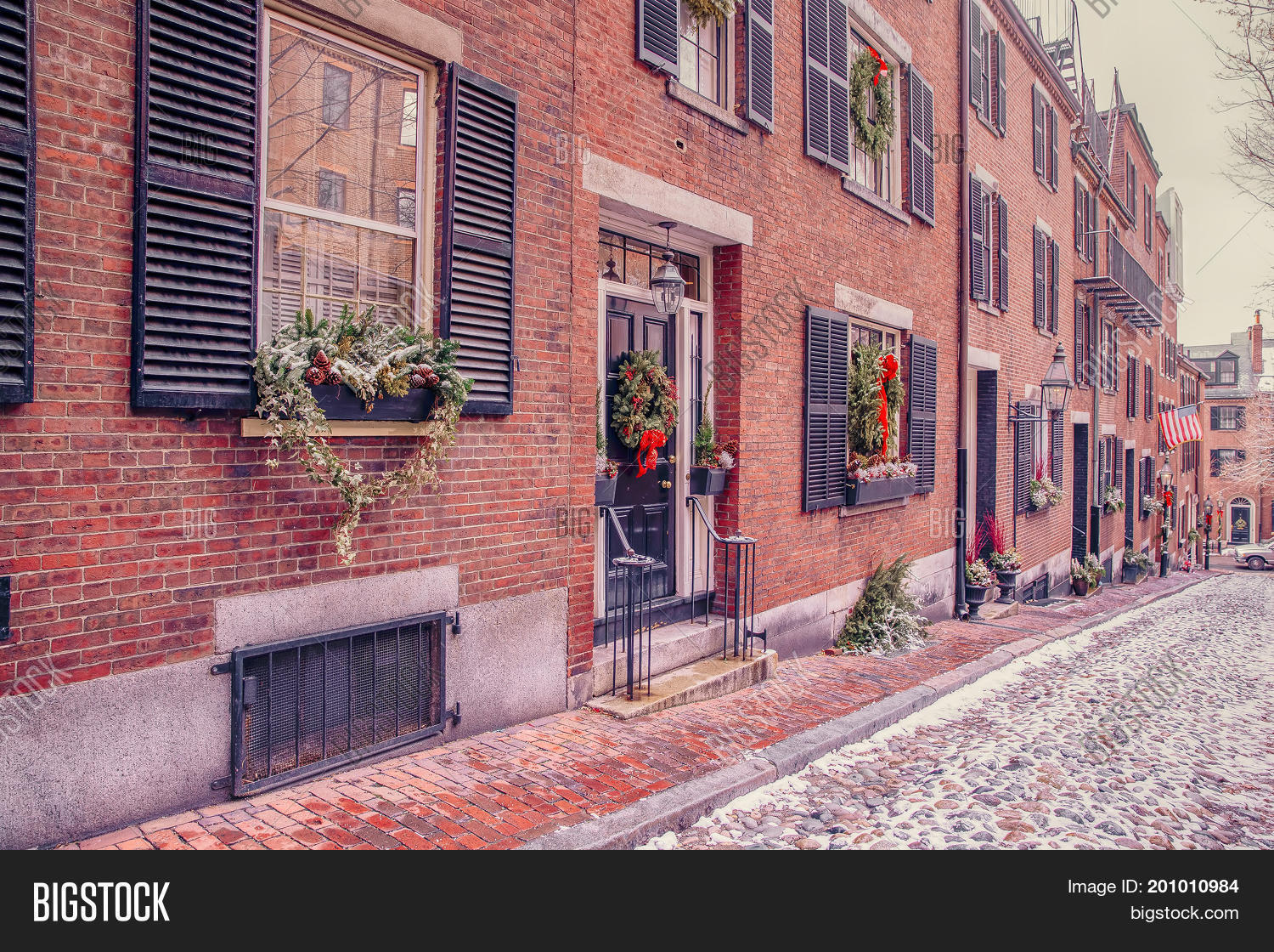 Acorn Street Boston On Image & Photo (Free Trial) Bigstock