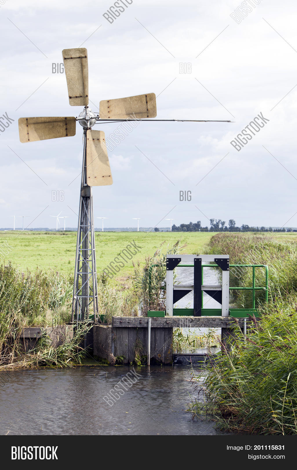 Small Windmill Pumping Image & Photo (Free Trial) Bigstock