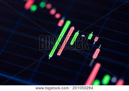 Stock Exchange Chart On Smart Phone