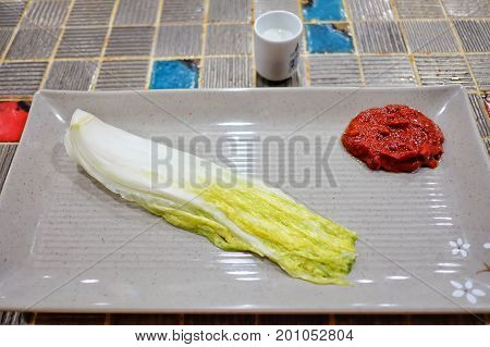 Make your own kimchi. By preparing vegetables and ingredients