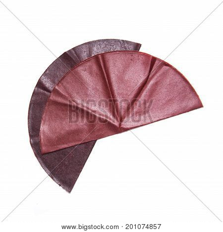Fruit Ossetian Pastille On White Background