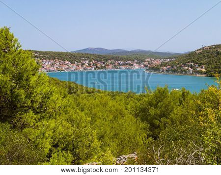Tribunj Croatia Landscape Beautiful Ocean Vacation Destination European Tourism Mediterranean Daytim