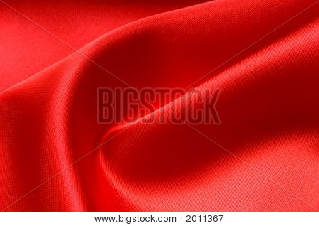 Tessuto raso rosso
