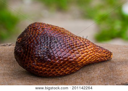 A Shot Of Snake Fruits Taken At A Local Market, Malaysia.
