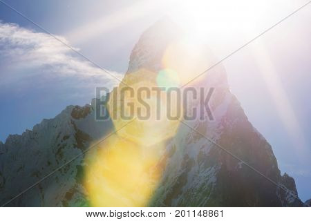 Beautiful mountains landscapes in Cordillera Huayhuash, Peru, South America