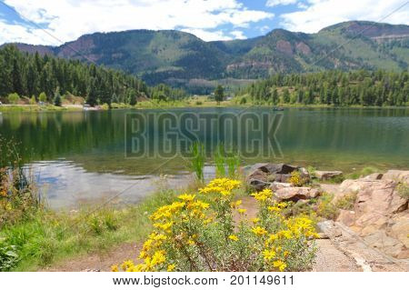 Summer at Haviland Lake in Durango, CO