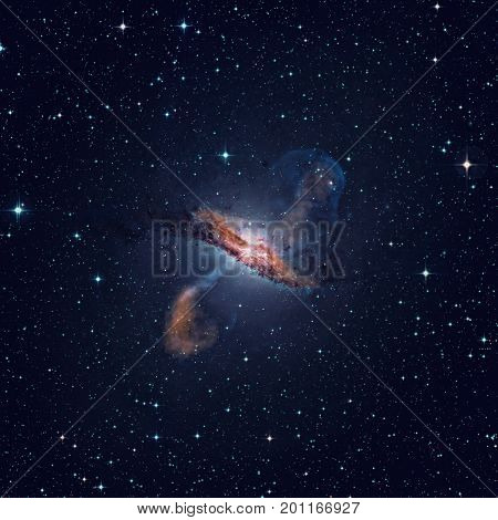 Ngc5128 Is A Lenticular Galaxy In The Constellation Of Centaurus