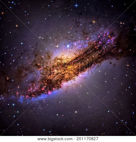 Centaurus A Is A Galaxy In The Constellation Of Centaurus.