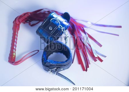 Bondage Sex Handcuffs Whip