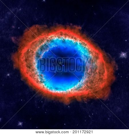 Ring Nebula Is A Planetary Nebula In The Constellation Of Lyra.