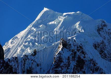 Beautiful mountains landscapes in Cordillera Huayhuash, Peru, South America