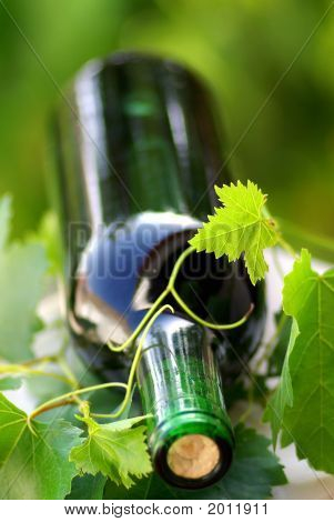 Flasche Wein