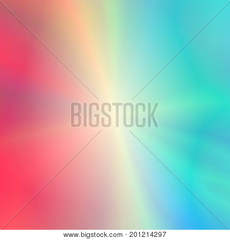 Universal Abstract Red and Blue Background with Glowing Effect. Tender Backdrop with Stylized Rays.