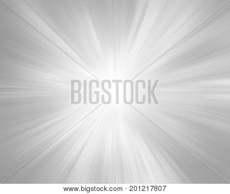 Abstract grey radiant light effect star background.