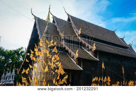 Buddhist Temple In Chiang Mai, Thailand
