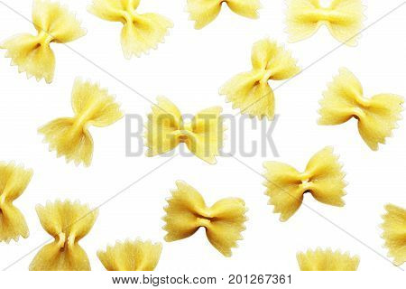 Italian Raw Pasta Farfalle, Bow Tie, Butterfly