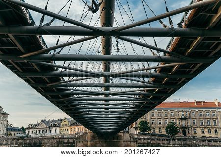 Structure Design Under the Bridge cross the river