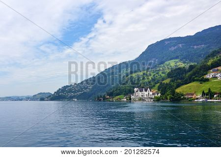 Landscape Of The Lake Luzern