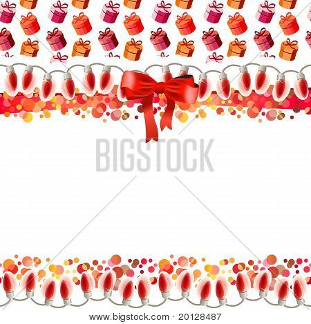 Přání s věnec a luk