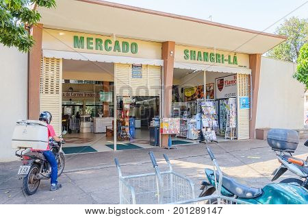 Entrance Of Municipal Market Known As Shangri-la