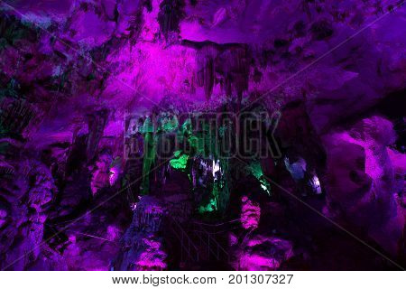 View from Ledenika cave situated in north-west Bulgaria