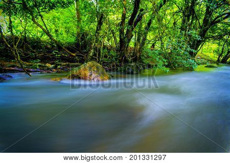 wangtakrai waterfall Nakhon Nayok Province Thailand .