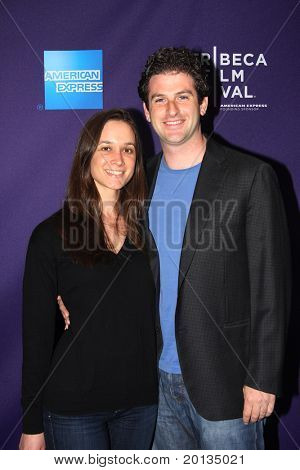 NEW YORK - 25. dubna: Rebecca Zubaty a Jared Cohen, navštěvovat 