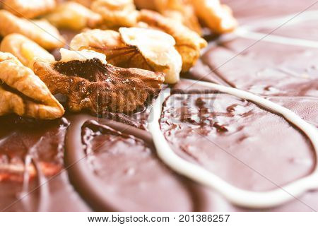 Close Up Of Chocolate Cake