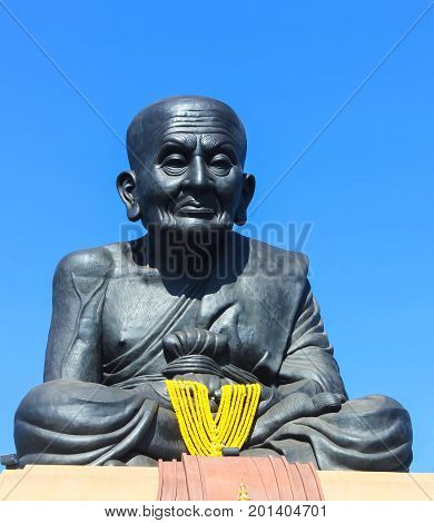 Luang Phor Tuad Statue at Wat Huai Mongkhon Hua Hin Thailand
